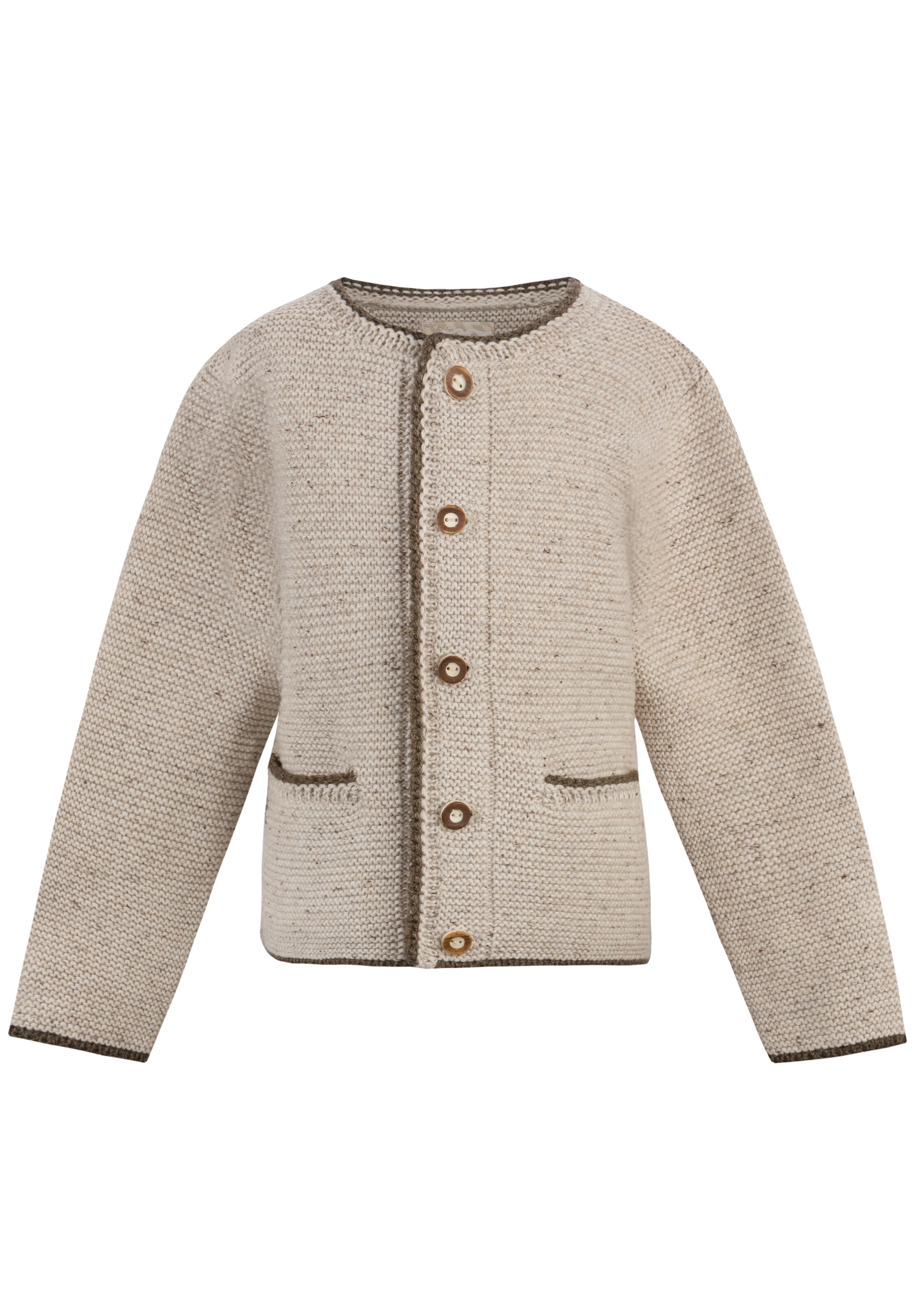 STOCKERPOINT Strickjacke 'Malo' in Beige: Vorderseite