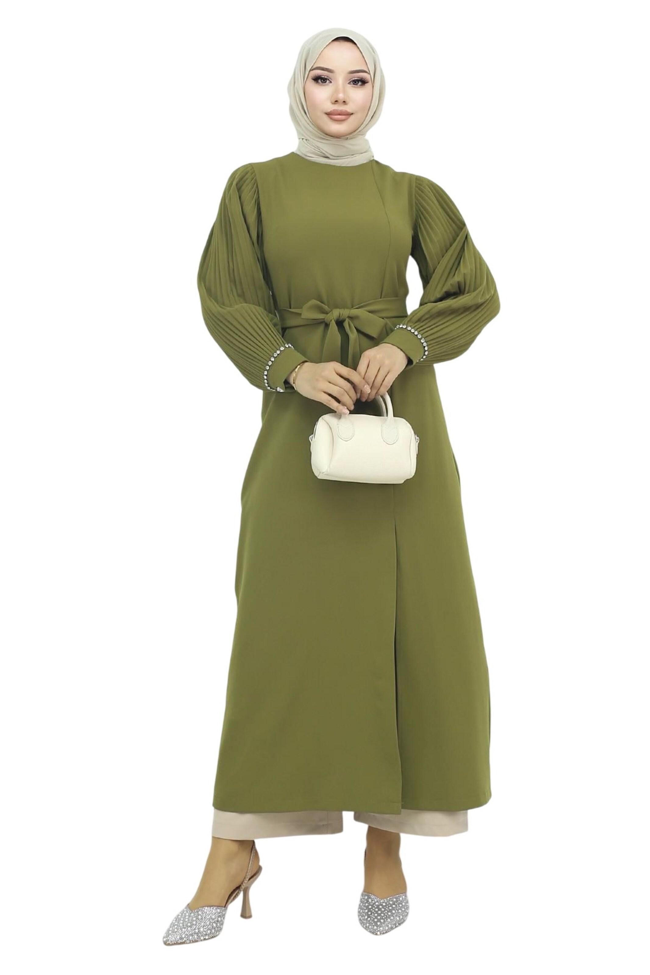 Robe MODAMIHRAM en vert : devant