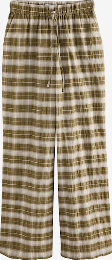 Next Hlače u sivkasto bež / svijetlobež / kivi zelena, Pregled proizvoda