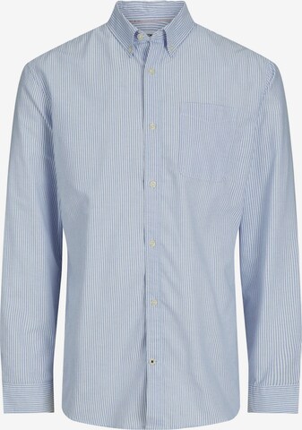 Coupe slim Chemise JACK & JONES en bleu : devant