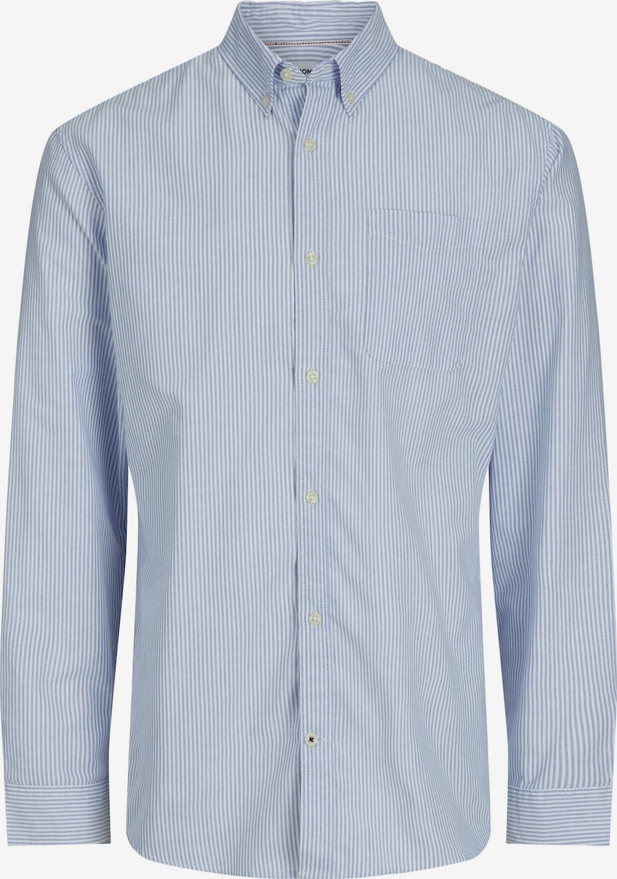 Slim fit Cămașă 'JWHCLASSIC' de la JACK & JONES pe albastru: față