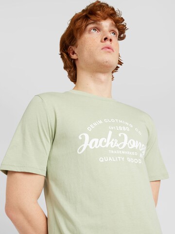 JACK & JONES Majica 'FOREST' | zelena barva