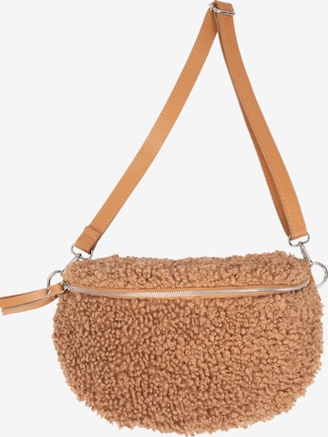Seasons of April Gürteltasche 'Fluffy' in Braun: Vorderseite