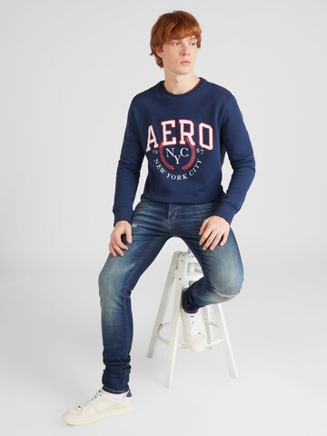 AÉROPOSTALE Sweatshirt 'NYC 1987' in Blue