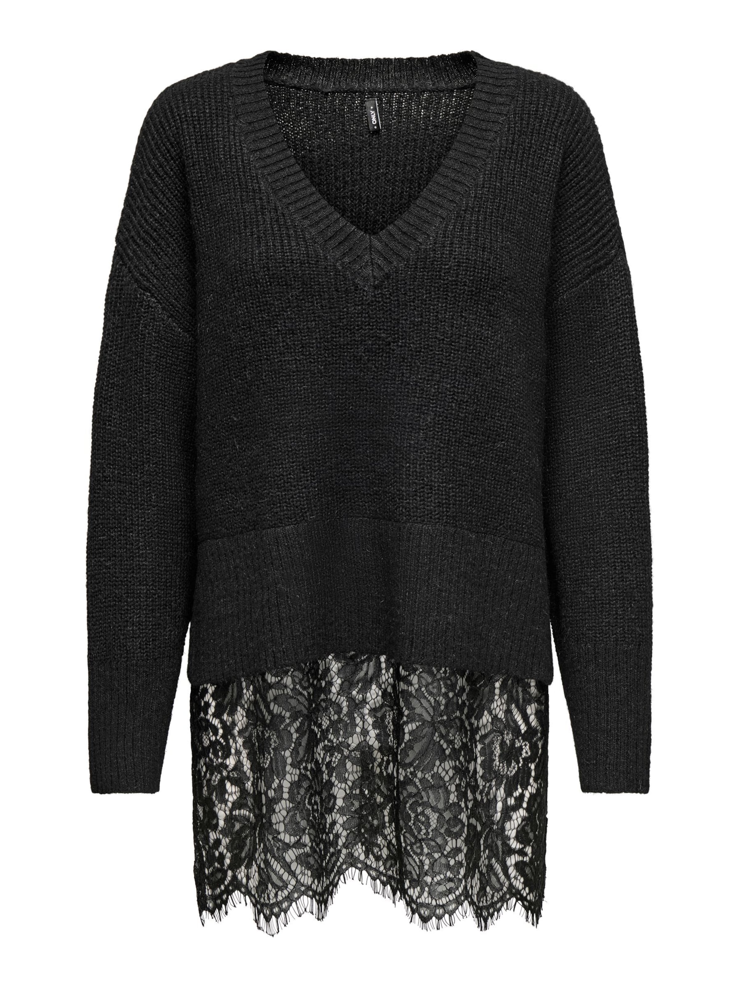 Pull-over ONLY en noir : devant