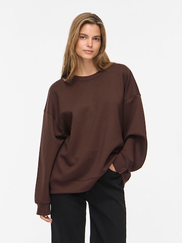 VILA Sweatshirt 'CATORA' i brun: forside