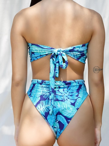 Hobo Sapiens Bandeau Badpak 'Malia bikini' in Blauw