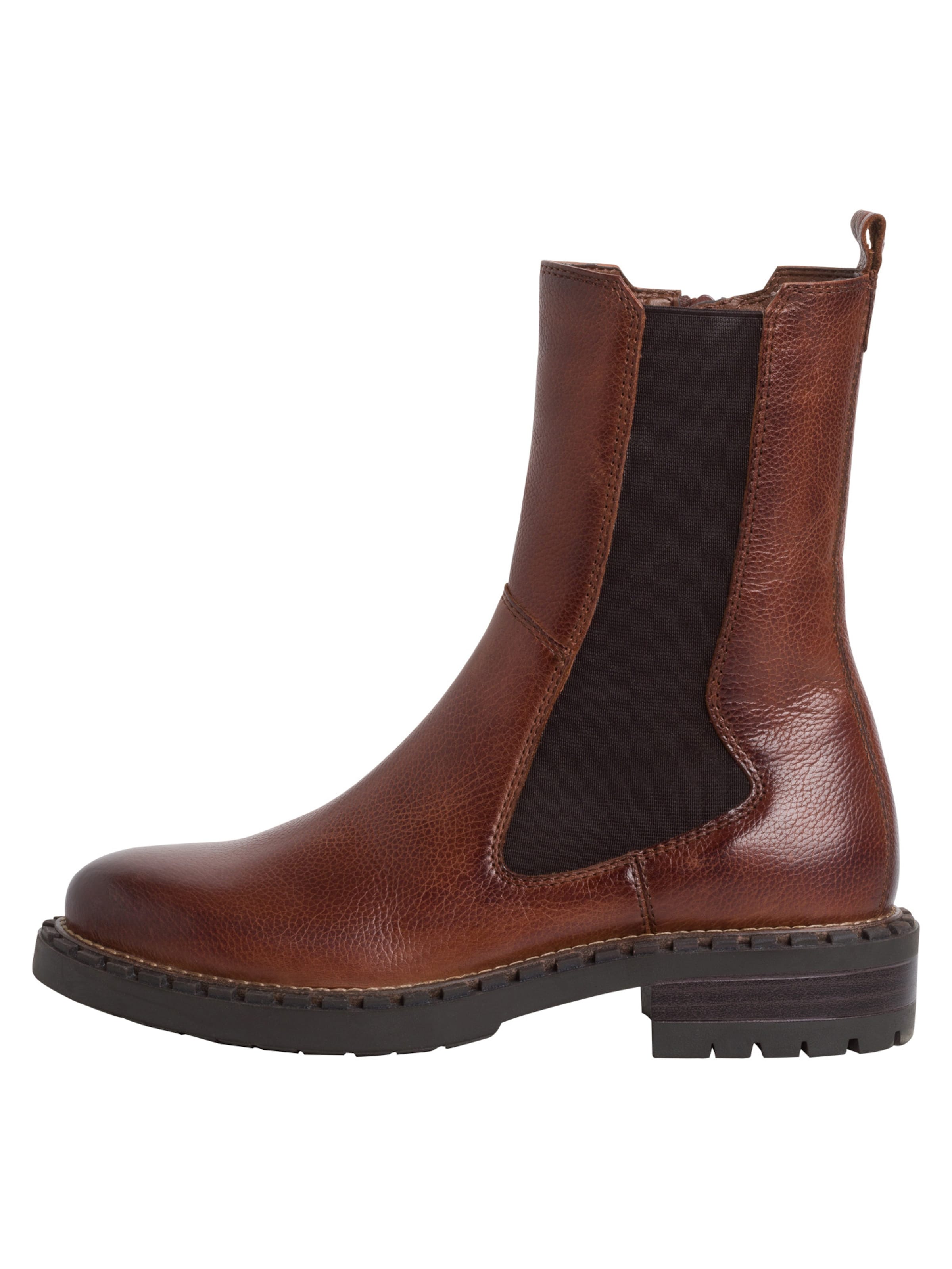 Tamaris Chelsea boots in Brown