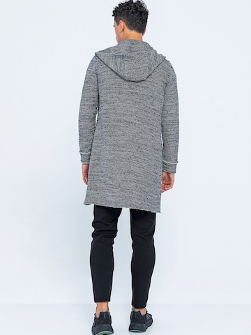 Ron Tomson Knit Cardigan in Grey