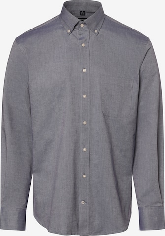 Coupe regular Chemise Andrew James en bleu : devant