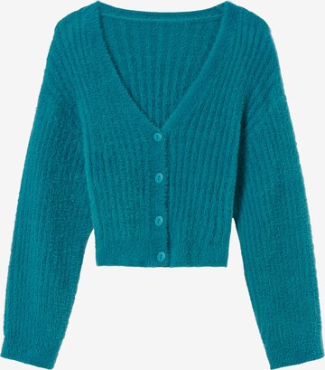 Cardigan Bershka en bleu : devant