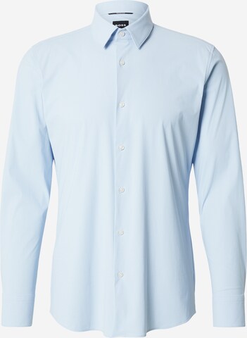 Camicia business 'HANK' di BOSS in blu: frontale