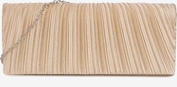 Cassandra Accessoires Clutch 'Pleated' in Gold: front