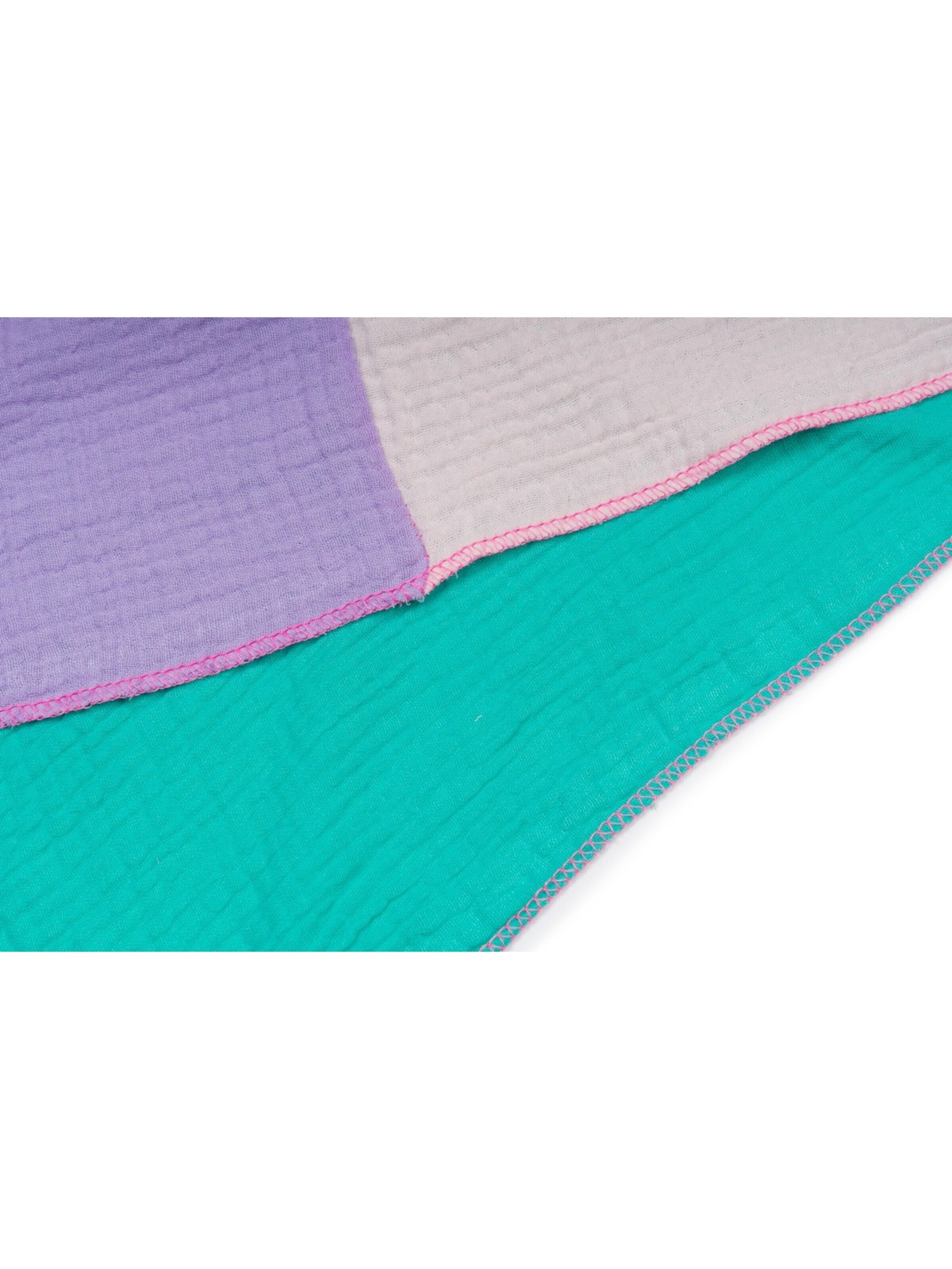 styleBREAKER Tuch '3-Farbiges Musselin Dreieckstuch'‌‌‌‌‌‌‌ in Pink