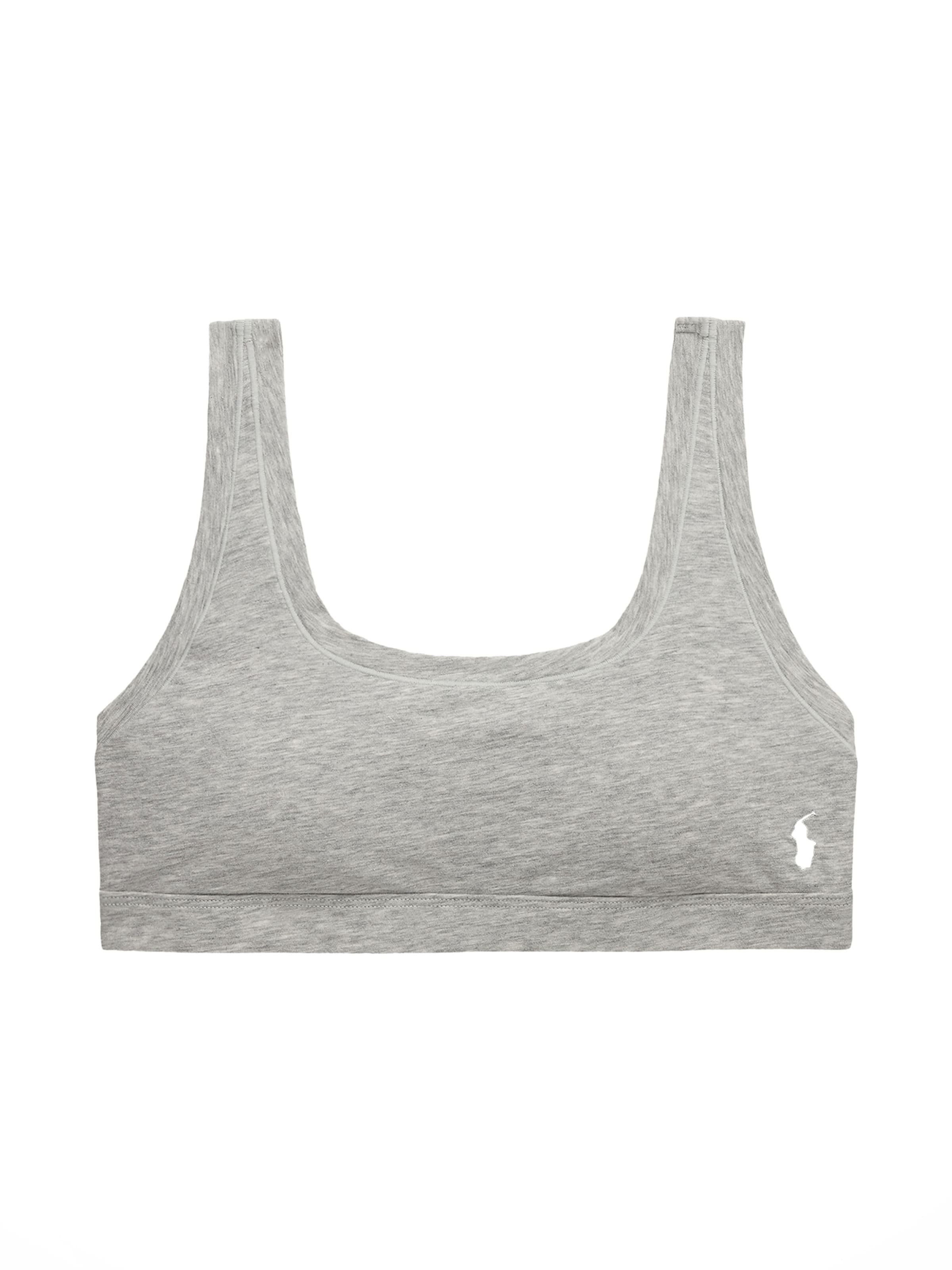 Polo Ralph Lauren Bralette Bra in Grey: front