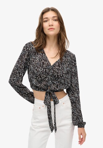 Superdry Shirt in Zwart: voorkant