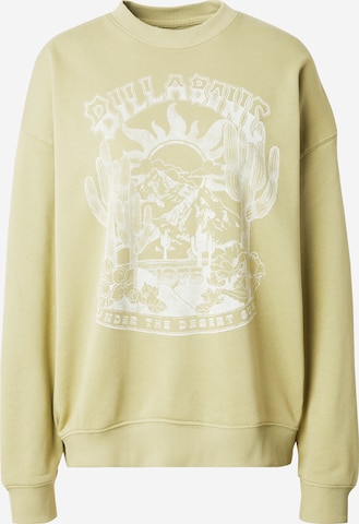 Sweat-shirt 'Ride In' BILLABONG en vert : devant