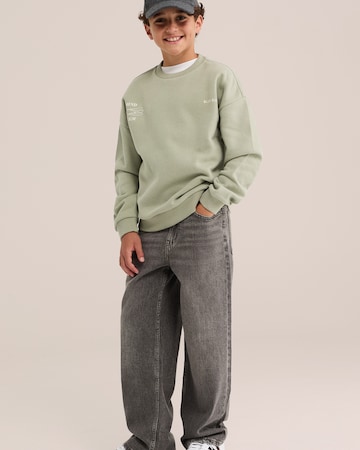 WE Fashion Sweatshirt in Groen
