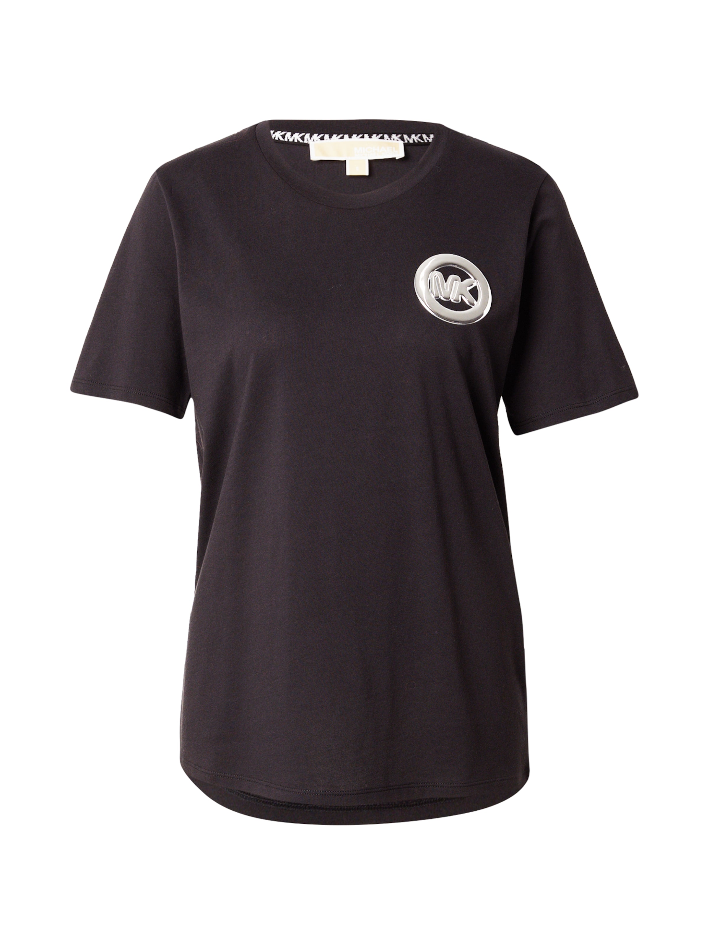 Tricou 'CHARM CLASSIC' de la MICHAEL Michael Kors pe negru: față