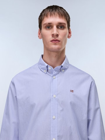 NAPAPIJRI Comfort fit Koszula 'G-TERRA LS' w kolorze niebieski