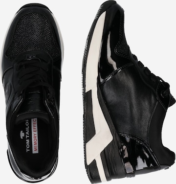 TOM TAILOR Sneakers laag in Zwart