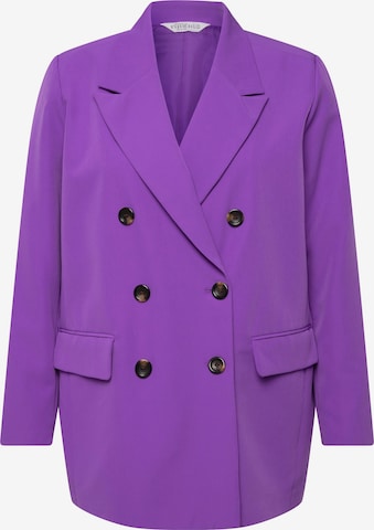 Studio Untold Blazer in Purple: front