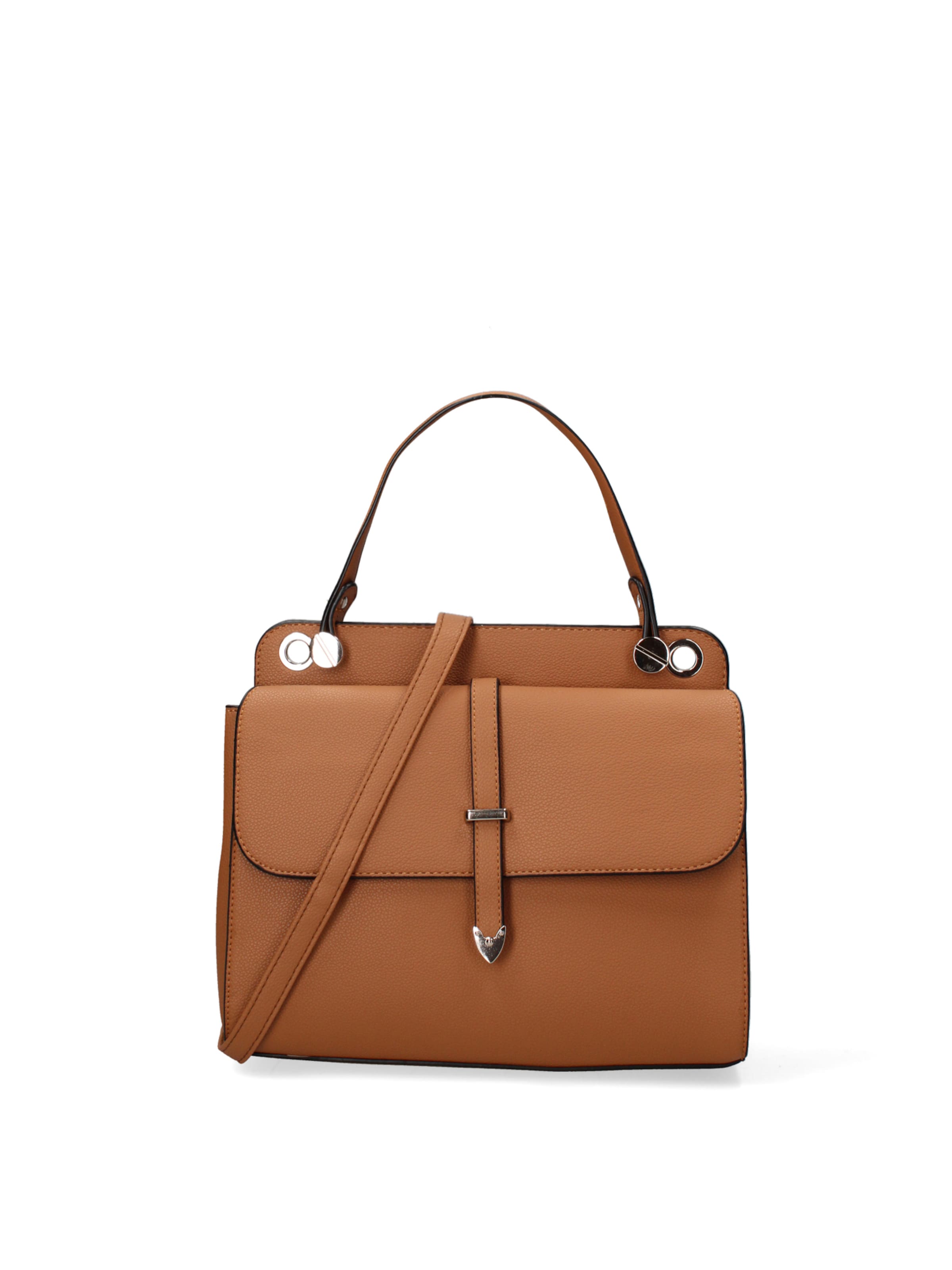 PIERRE CARDIN Handbag in Brown: front