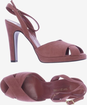 Sergio Rossi Sandals & High-Heeled Sandals in 39 in Pink: front