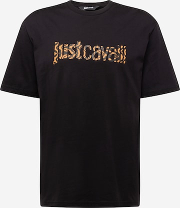 T-Shirt Just Cavalli en noir : devant