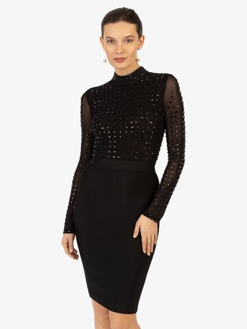 Robe de soirée Kraimod en noir : devant