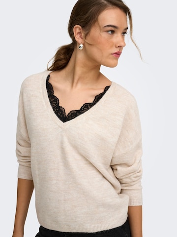 ONLY Sweater 'ONLMANIFESTA' in Beige