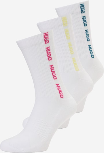 Kojinės iš HUGO, spalva – mėlyna / geltona / rožinė / balta, Prekių apžvalga