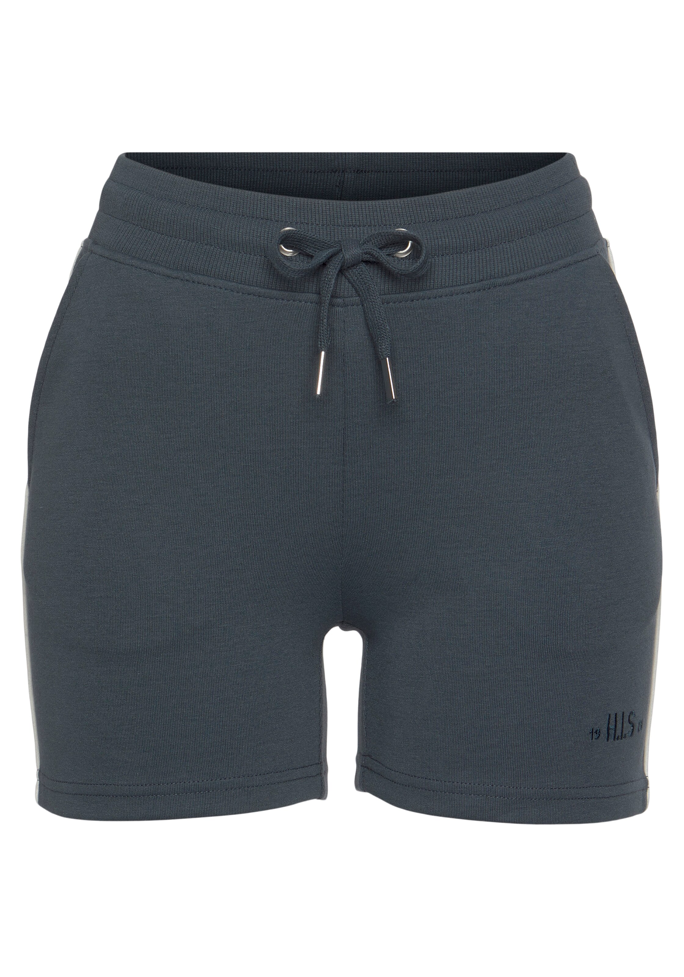 H.I.S Slimfit Shorts in Blau: Vorderseite