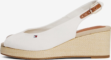 Sandales TOMMY HILFIGER en beige : devant