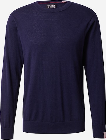 Pull-over SCOTCH & SODA en bleu : devant