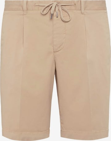 Boggi Milano Regular Trousers in Beige: front