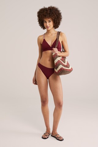 Pantaloncini per bikini di WE Fashion in rosso