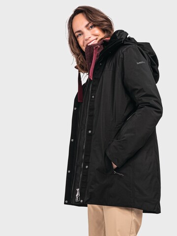 Schöffel Outdoorjacke 'Barth' in Schwarz