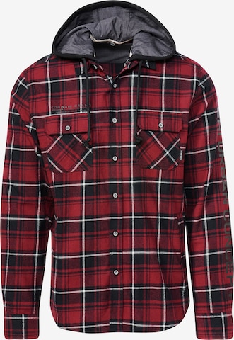 KOROSHIRegular Fit Košulja - crvena boja: prednji dio