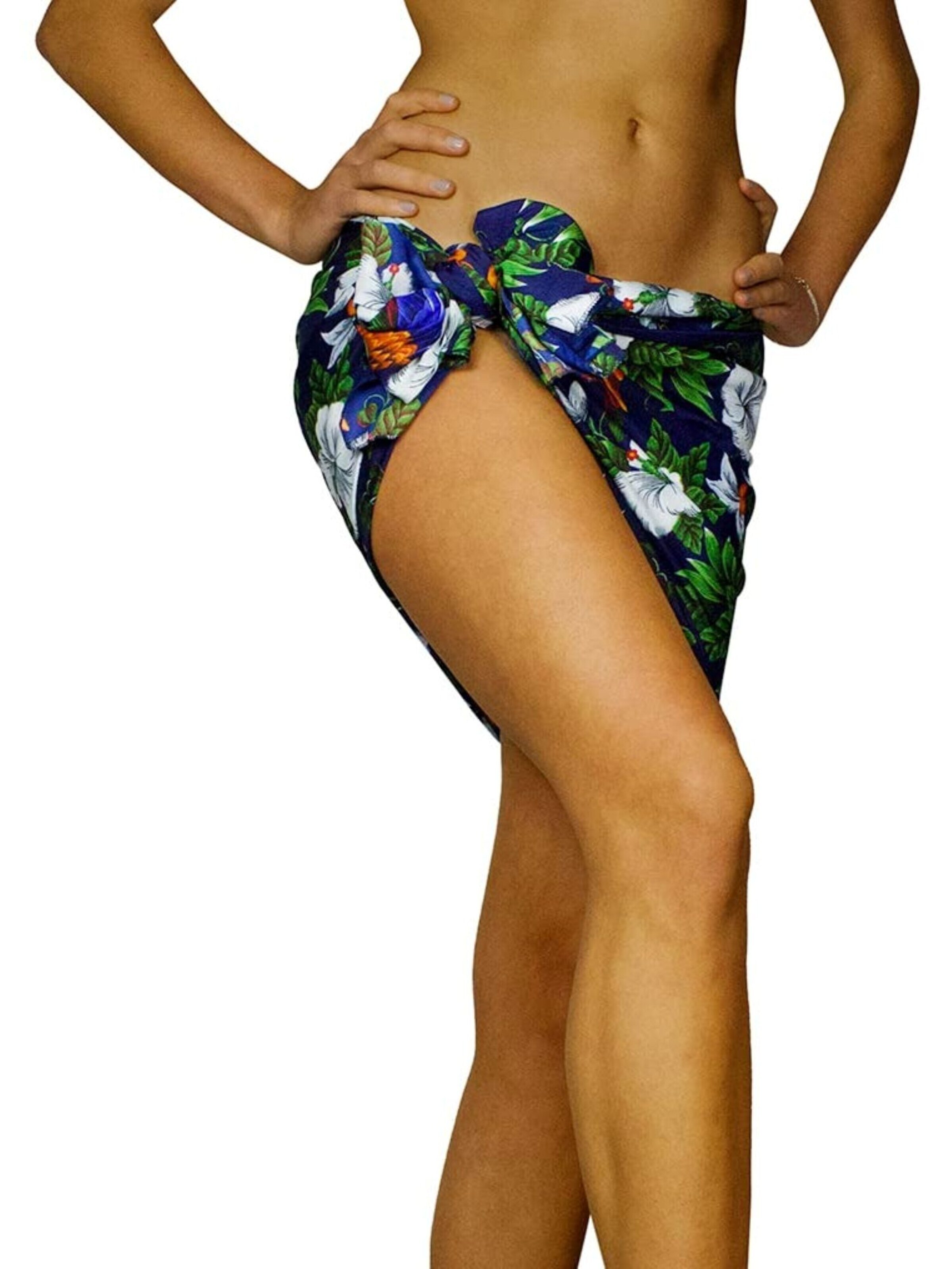 King Kameha Strandlaken 'Cherryparrot' in Blauw