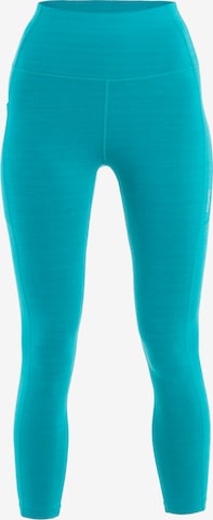 Skinny Leggings 'Fastray' de la ICEBREAKER pe verde: față