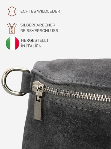 Brise Schultertasche 'Afia Suede'‌‌‌‌‌‌‌ in Grau