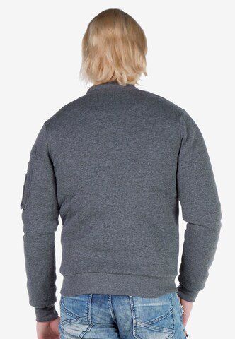 CIPO & BAXX Collegejacke 'Bevy' in Grau