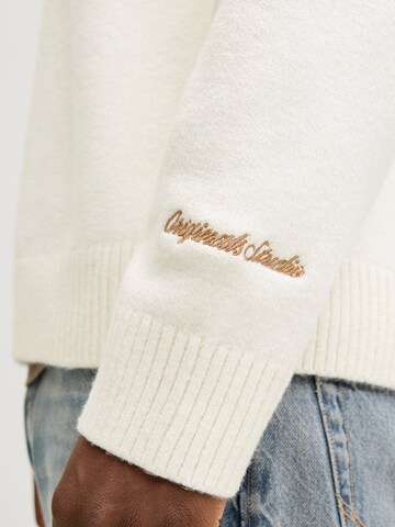 JACK & JONES Sweater 'JORNorrebro' in Beige