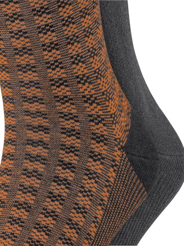ESPRIT Socks 'Houndstooth 2-Pack' in Grey