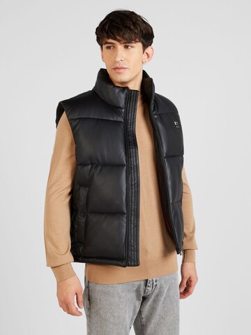 HUGO Vest 'Birontino' in Black: front