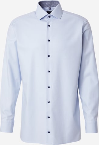 OLYMP Деловая рубашка в Синий: спереди