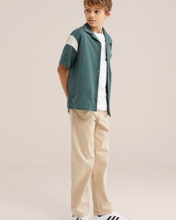 WE Fashion Regular Fit Skjorte i grøn