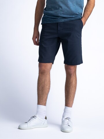 Petrol Industries Regular Chino in Blauw: voorkant