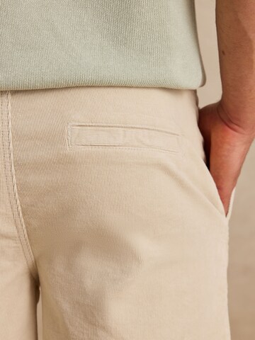 DAN FOX APPAREL Regular Trousers 'Marlo' in White